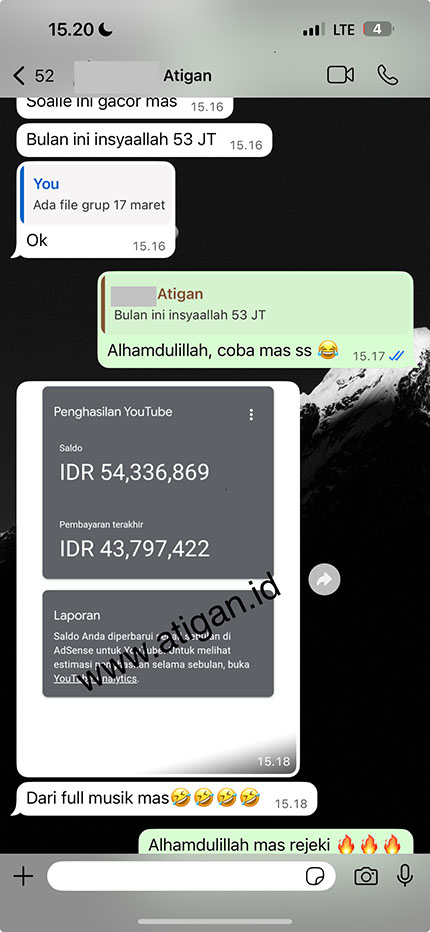 Testimoni Kelas Atigan Youtube 05